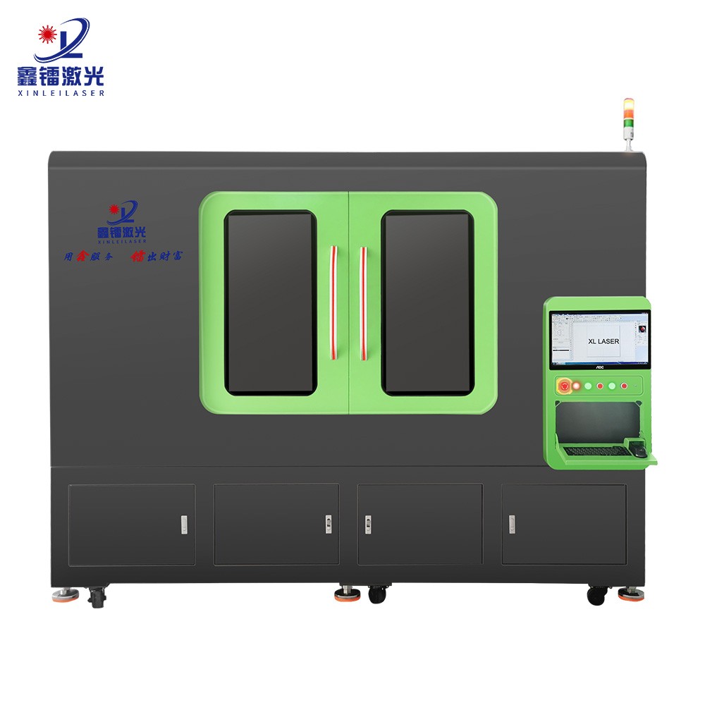 汽車配件中控面板三維激光打標(biāo)鐳雕機(jī)