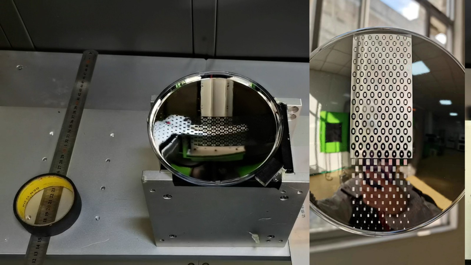 汽車裝飾件PVD真空鍍膜后3D激光鐳雕花紋圖案